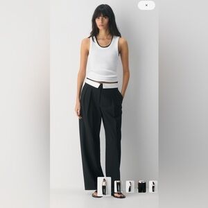 Aritiza Bureau pants in Pearl 28” inseam